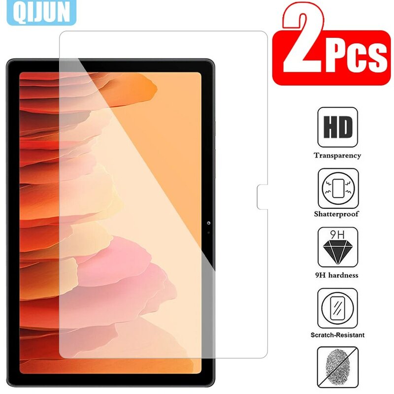 Película de vidrio templado para tableta Samsung Galaxy Tab A7, Protector de pantalla a prueba de explosiones, 10,4 pulgadas, SM-T500, 2 SM-T505.