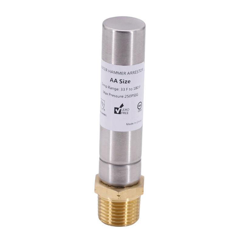 Water Hammer Arrestor for Piping Systems High Temperature Kitchen Washing Machine Water Plumbing Application Pressure Reducer