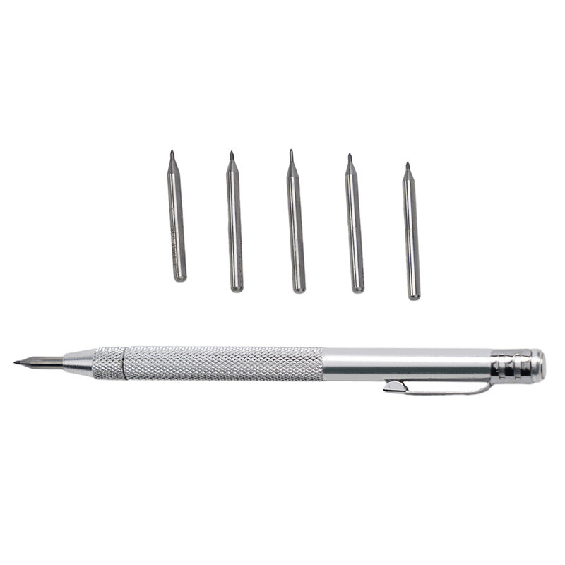 14cm Tungsten Carbide Tip Scriber Marking Etching Pen Steel Scriber Marker Glass Metal Wood Carving Scribing Marker Tools