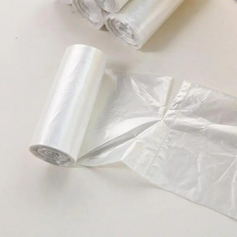 Garbage Bags 1 Roll/30 PCS Strong Unscented Garbage Bags Small Storage Bags Fruits Vegetables Fresh-Keeping Bags For Kitchen