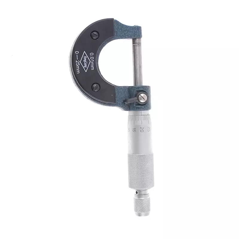 Hengliang Precise Steel 0-25mm Jewelry Outside Measuring Micrometer Thickness Screw Gauges
