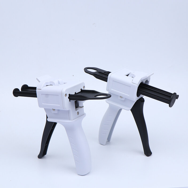 50ml 1:1 10:1 Epoxy Adhesives Dispensing Gun Kit Portable Double Tube Mixing Dispenser AB Glue Gun