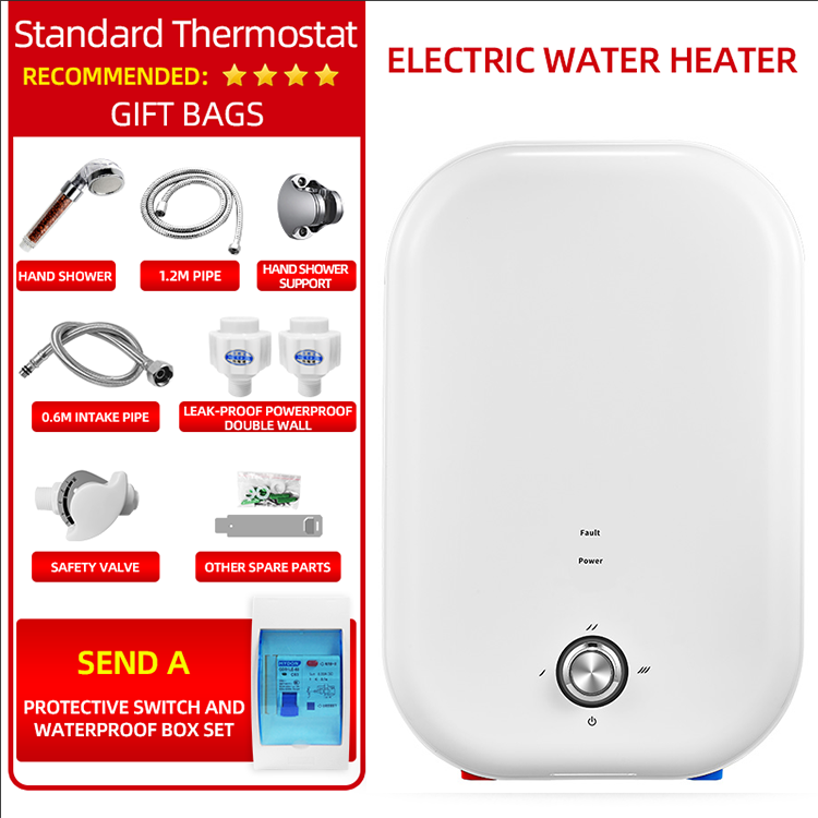 Global Hot Sales Instant Bathroom Tankless Electric Wall Water Heater