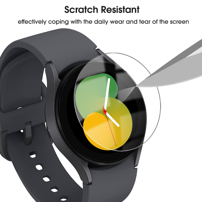 For Samsung Galaxy Watch 5 4 40/44MM Tempered Glass Screen Protector for Samsung Watch 4 Classic 42/46mm 3 41/45 Protective Film