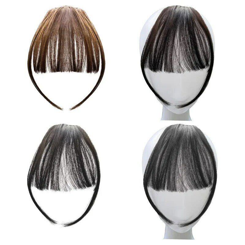 1pcs Clip in Air Bangs Wispy Hair Bangs Fringe with Hairpieces Air Bangs Fringe for women Everyday Wear