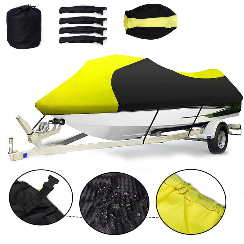 L/XL 420D Wasserdichte Jet Ski Abdeckung Boot Abdeckung Wasserfahrzeuge Motor Boot Abdeckung Für Yamaha WaveRunner EXR VX Cruiser für Sea Doo GTI