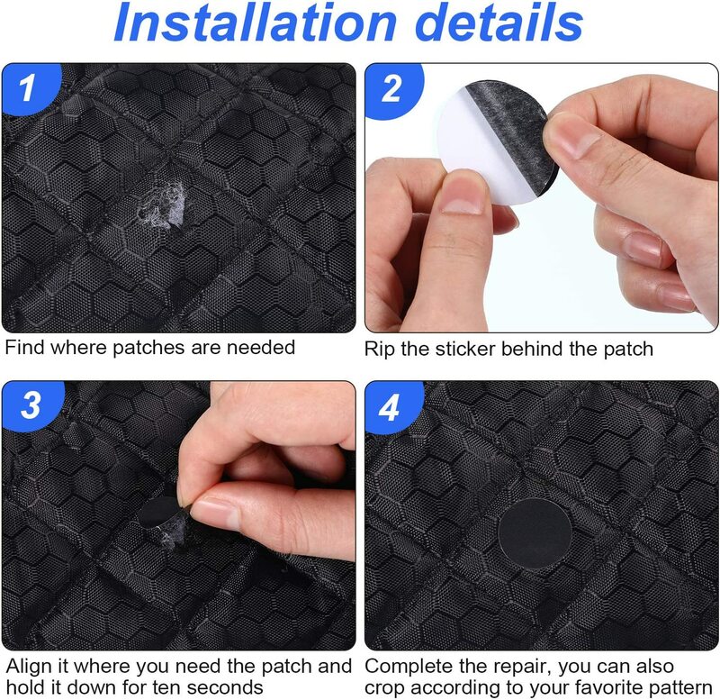 Down Jackets Self Adhesive Patches For Pants Coats Clothes Hole Repair Washable Patch Raincoat Umbrel Bag Stickers Appliques
