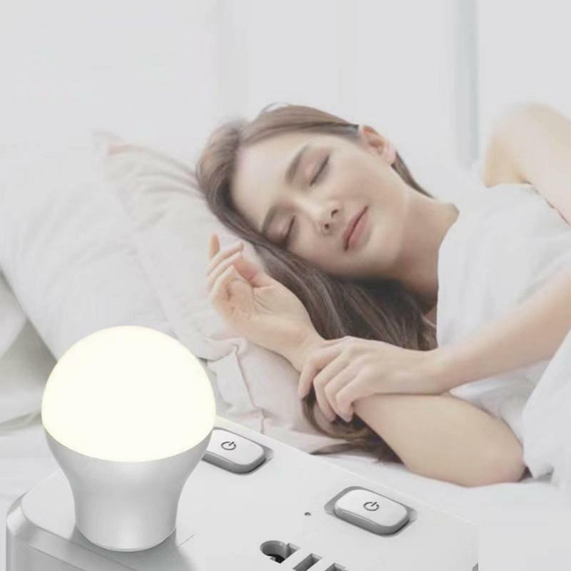 Lampa z wtyczką LED do ochrony oczu lampka do czytania zasilanie mobilne komputera ładująca lampkę nocną LED do przybory kuchenne do pokoju dziecięcego w łazience