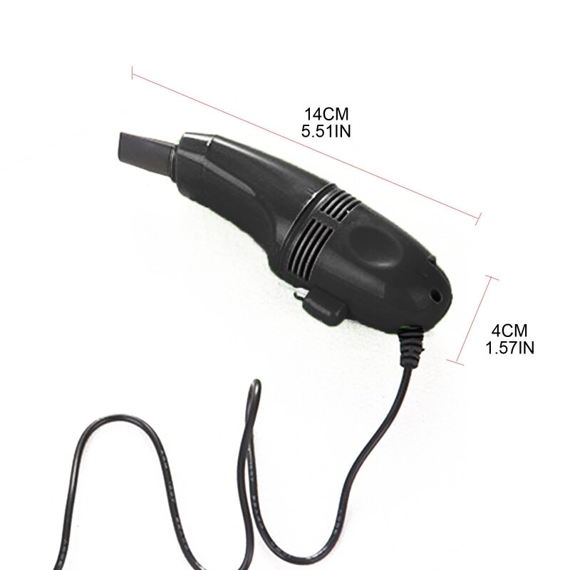 M2EE 미니 핸드 헬드 USB 키보드 클리너 실용적인 키보드 컴퓨터 클리너, 머리카락 색종이 부스러기 먼지 작은 입자