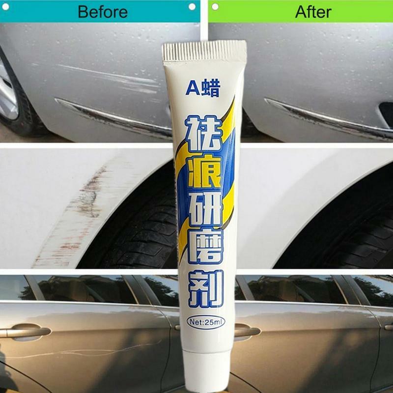 Car Paint Scratch Wax 0.84oz Car Scratch Repair Polishing Wax With Sponge Tool Auto Polish And Paint Restorer Easily Repair