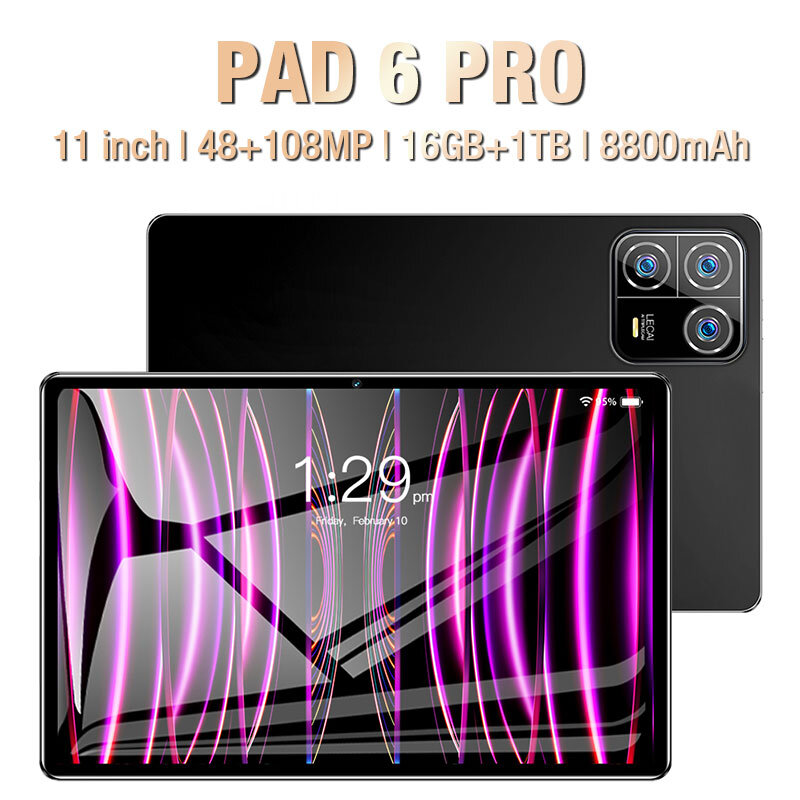 Планшет Mi Pad 6 pro, 11 дюймов, 8800 мАч, 16 ГБ + 1 ТБ