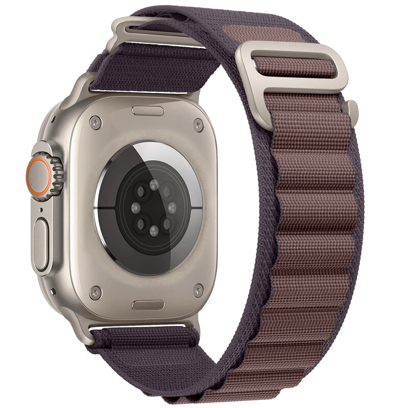 Ремешок Alpine для Apple Watch ultra Band 49 мм 44 мм 40 мм 45 мм 41 мм 42 мм 45 44 мм, нейлоновый браслет для iWatch series 9 8 3 se