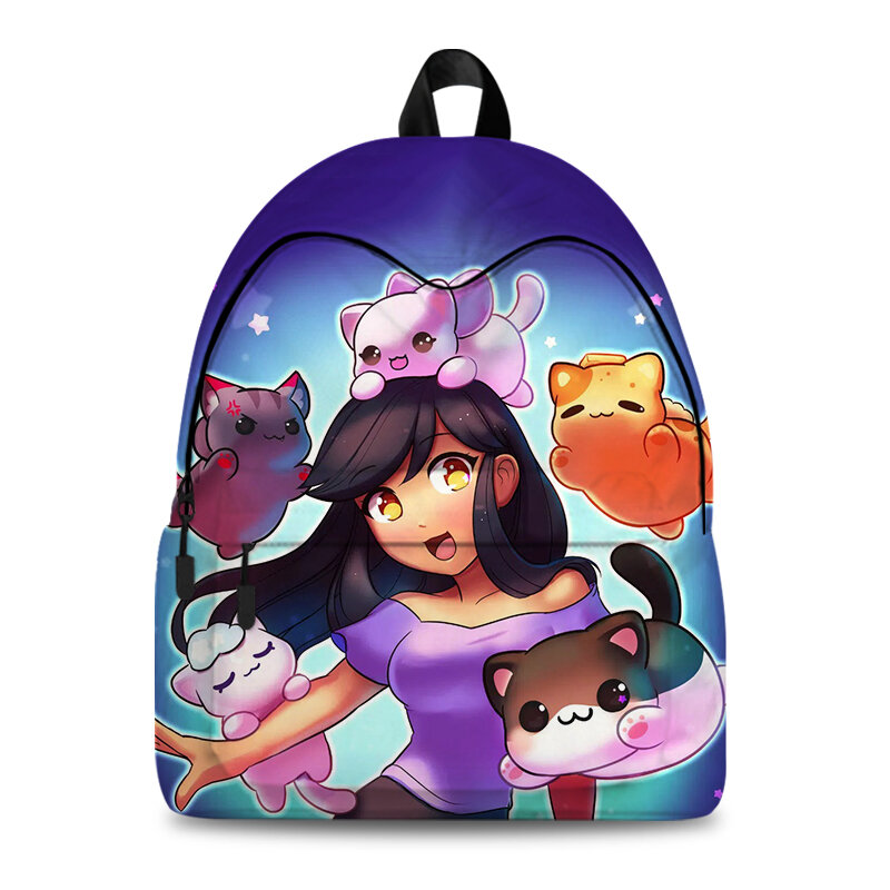 Game Aphmau School Bags Children's Backpack Boy Girls Fashion Bookbag Casual Women Rucksack Aphmau Bag Teenager Laptop Backpacks