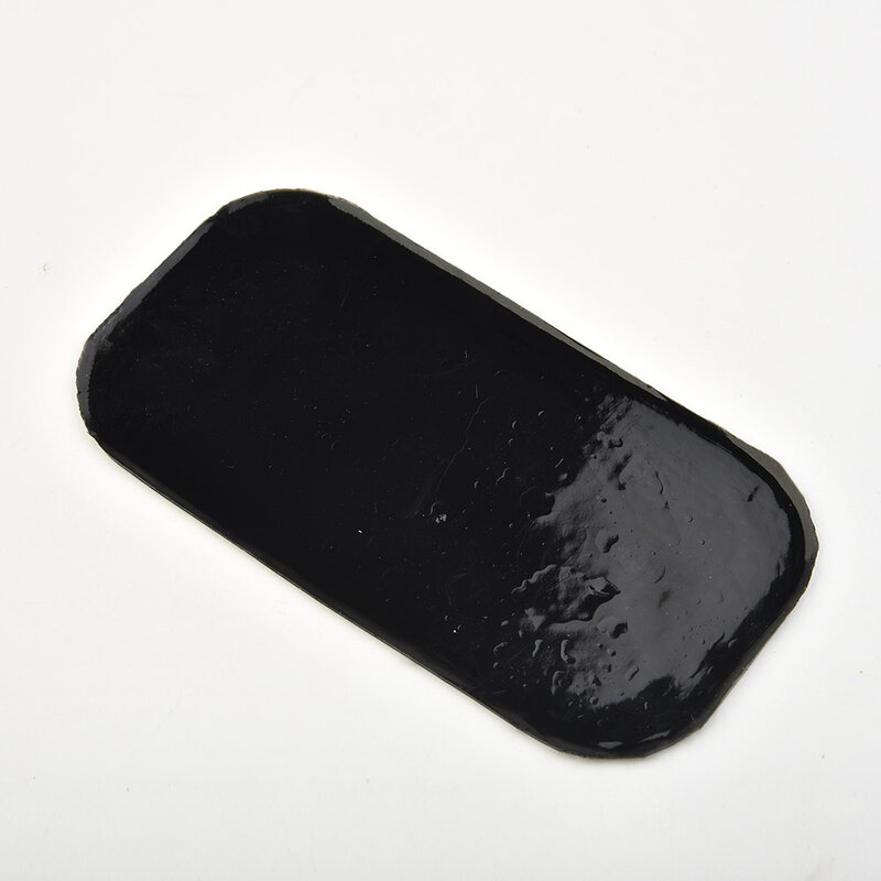 Esteira antiderrapante removível do carro, etiqueta do armazenamento do perfume, preto, viscosidade forte super, reciclável, 13x7cm, 1PC