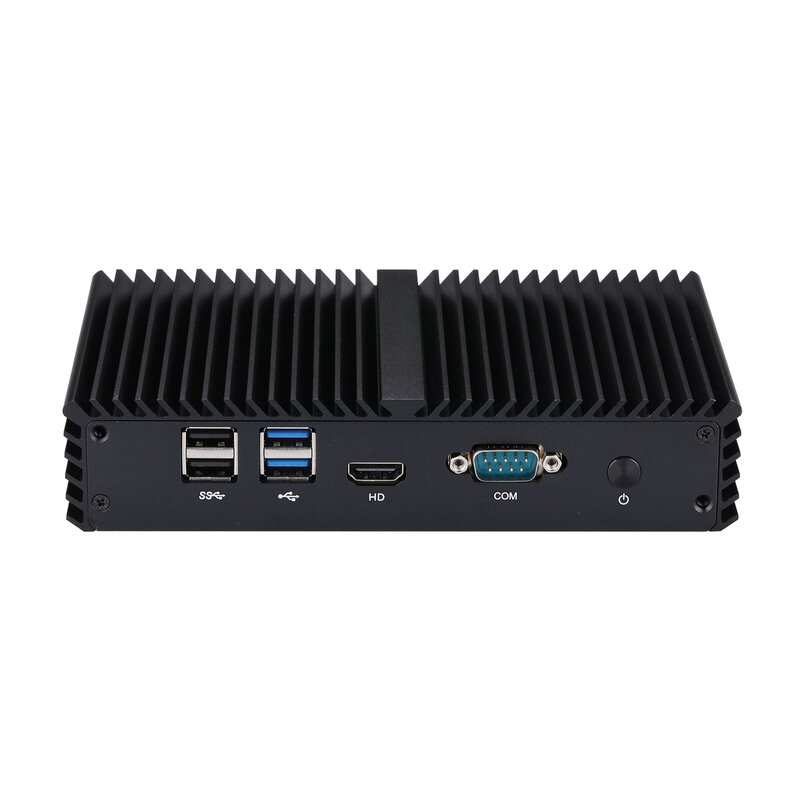 QOTOM 방화벽 라우터 미니 PC Q330G4 Q335G4 S06 SOC 프로세서 i3-4005U i3-5005U -4 기가비트 LAN 포트