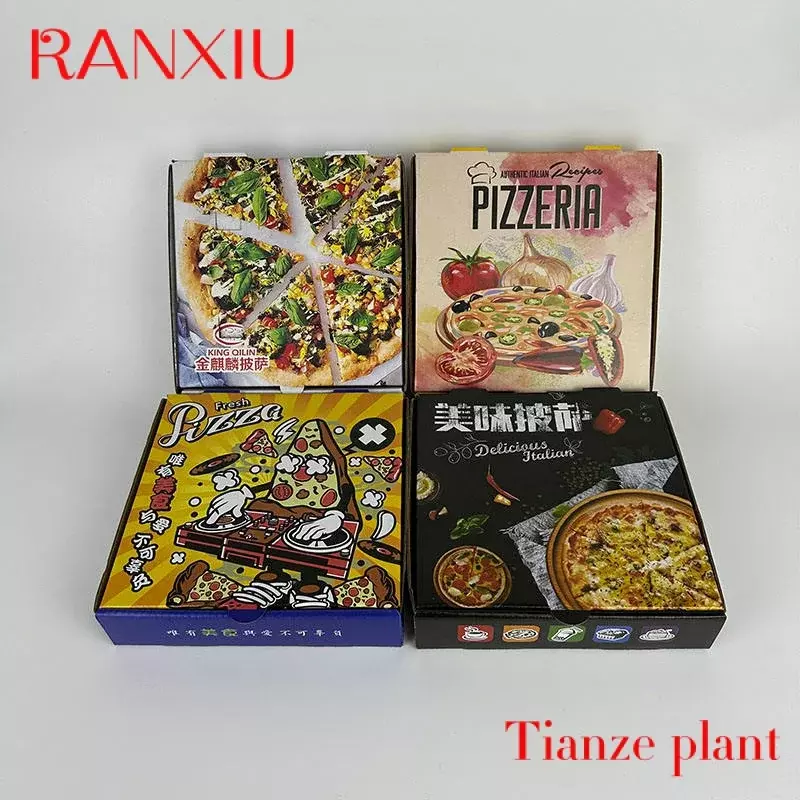 Kotak kemasan Pizza kustom manufaktur kualitas terjamin kualitas diskon besar-besaran praktis kustom