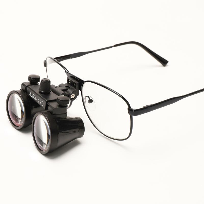 3.5x Dental loupes Metal Frame Dentist tools Surgical Magnifier Magbifying Glass