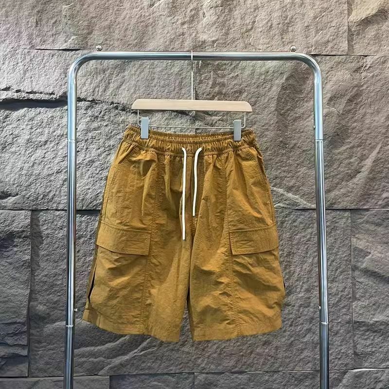 Sommer Cargo Shorts Männer Mode lässig Multi-Pocket Sport Shorts elastische Taille Outdoor bequeme lose knielange Shorts