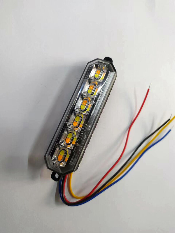 2 Màu 12 Đèn LED * 3W LED Nhấp Nháy Đèn Pha, Bề Mặt Ô Tô Gắn An Toàn Chiếu Sáng Khẩn Cấp, ốp Lưng Dạng Lưới Tản Nhiệt Đèn Cảnh Báo, Đèn Flash, Chống Thấm Nước