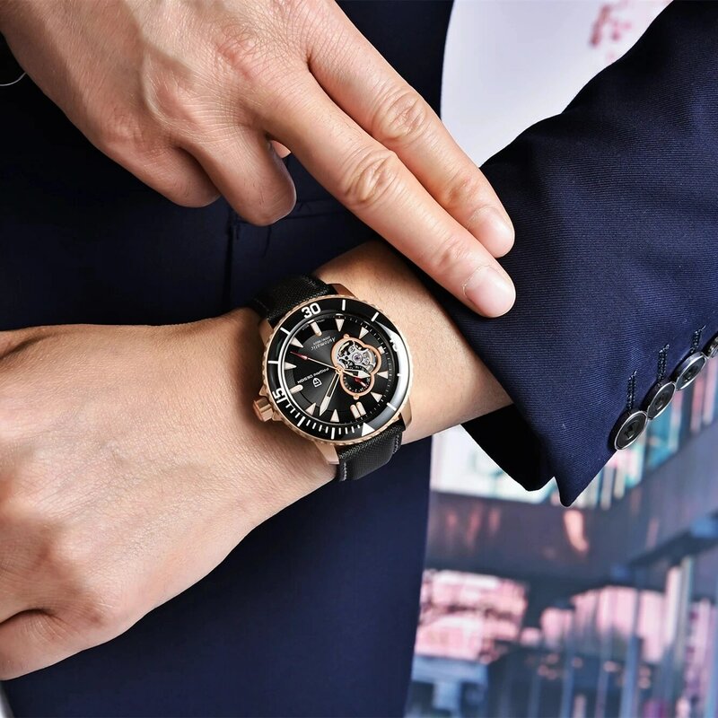 2022 PAGANI herren Uhr Edelstahl Automatische Mechanische Armbanduhr Sapphire Business Wasserdichte Uhr Japanische Uhr