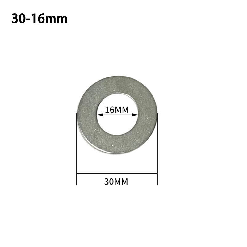 Anillo de redicción de anillo de sierra Circular práctico, arandelas de buje de plata de varios tamaños, conversión para amoladora de Metal, 1 Pc
