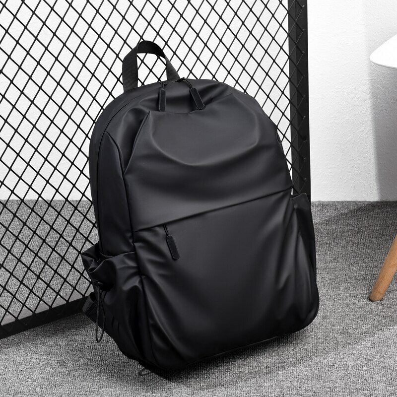 Mochila de ordenador impermeable con cremallera, mochila de viaje Simple, gran capacidad, moda