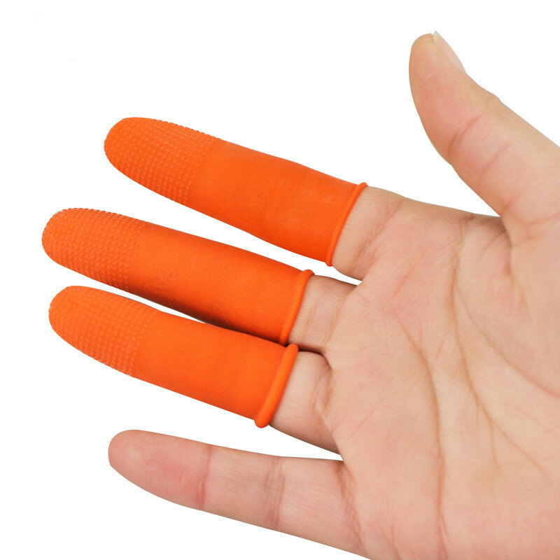 Anti-Cut Finger Cover Finger Protector Sleeve Cover Finger Peel Fingertip Gloves Picking Finger Cover Metal Wood Worker Supplies