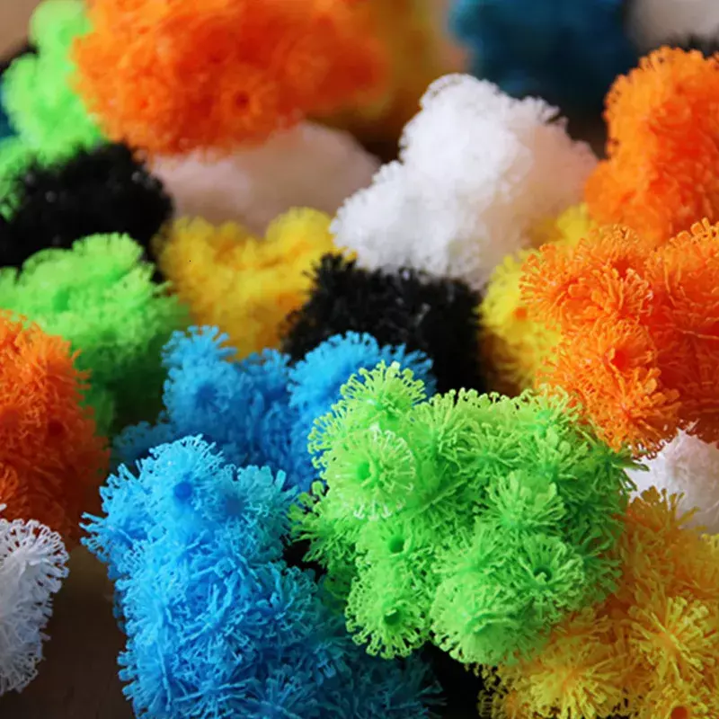 3D Puff Balls Puzzle Blocos de Construção para Crianças, DIY Montagem Brinquedos, Thorn Ball Clusters, Modelo de Construção, Pegajoso