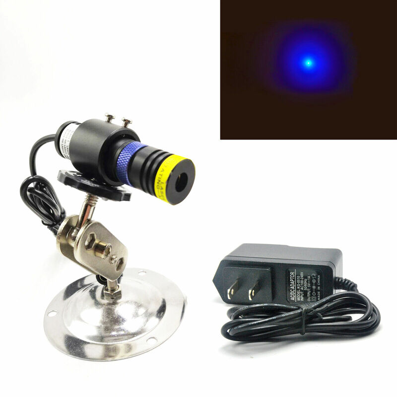 Blu-Ray ajustável Focal Dot Light, Módulo Laser Industrial, 450nm, 30mW, 18x65mm