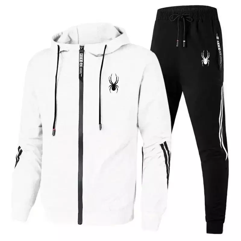 Men's and women's zippered jackets and pants, classic casual jackets, sports, running, fashion, tourism, spring and autumn 2024