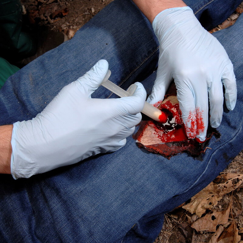 Chitosan gránulos hemostáticos de rescate rinoceronte, gasa hemostática, cristales de obstrucción de sangre, obstrucción rápida, detener sangrado, 6g/15g