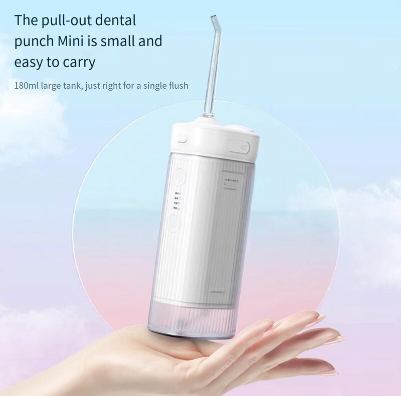 Convenient Dental Punch  Tooth Cleaning  Mini Floss  A Home Dental Cleaner  Oral Irrigator  Teeth Whitening