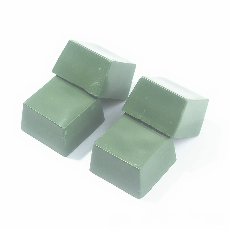 Полировальная паста, восковая оксидная зеленая абразивная паста для полировки хромированных деталей, 3 х3 см, 30 г, 1 шт.