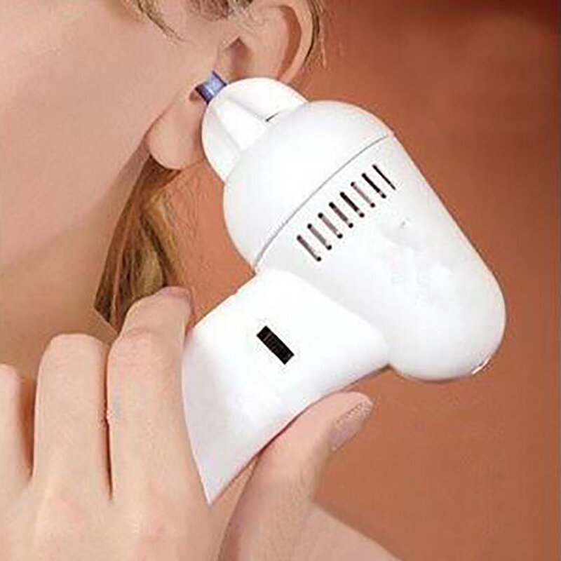 Removedor fácil da cera da orelha do líquido de limpeza da cera da orelha do vácuo bonde automático portátil para crianças dos adultos