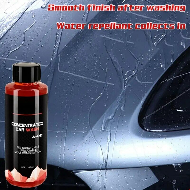 Shampoo Multifuncional para Limpeza Automóvel, Shampoo de Lavagem Manual, Altamente Concentrado, Limpeza Profunda, Restaura, 150ml