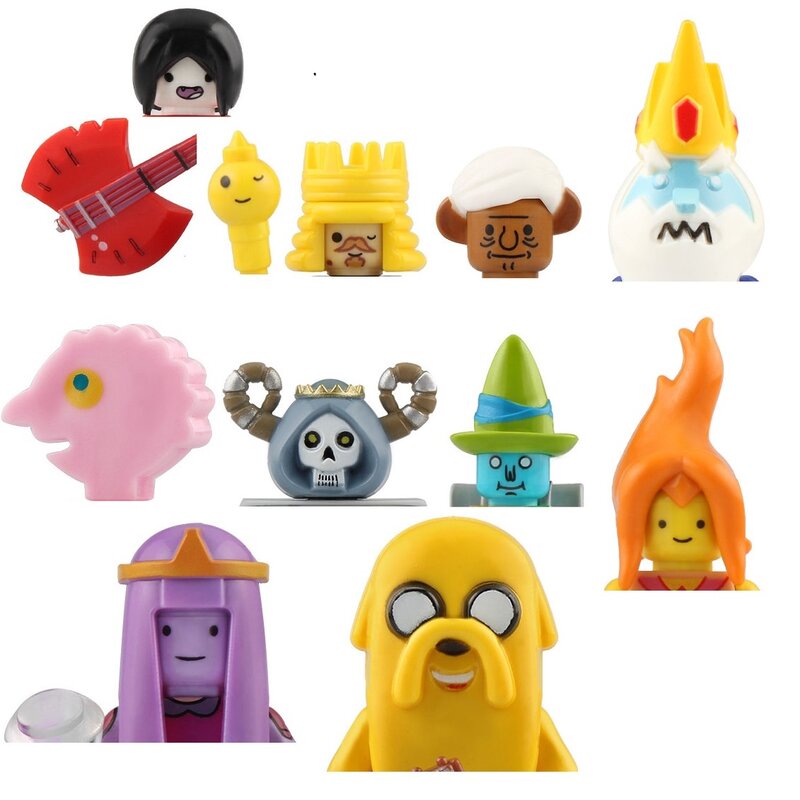 Коллекционная серия набор приключений время трава Меч Ледяная королева строительный блок мини Экшн-Фигурки игрушки