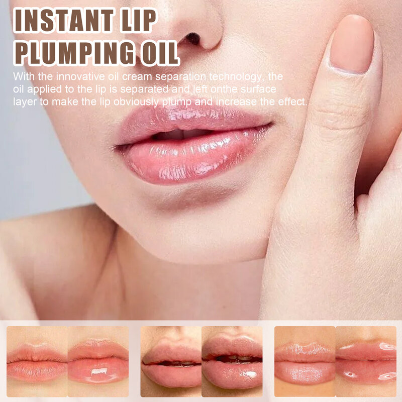 EELHOE-Aceite Esencial potenciador para labios, líquido nutritivo, voluminizador instantáneo, hidratante, Sexy, Reduce líneas finas, maquillaje