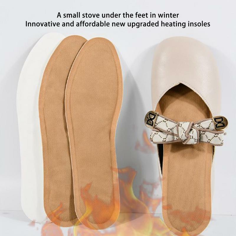 Теплые стельки для обуви, удобные мягкие, Самонагревающиеся, для мужчин и женщин, уличные спортивные аксессуары