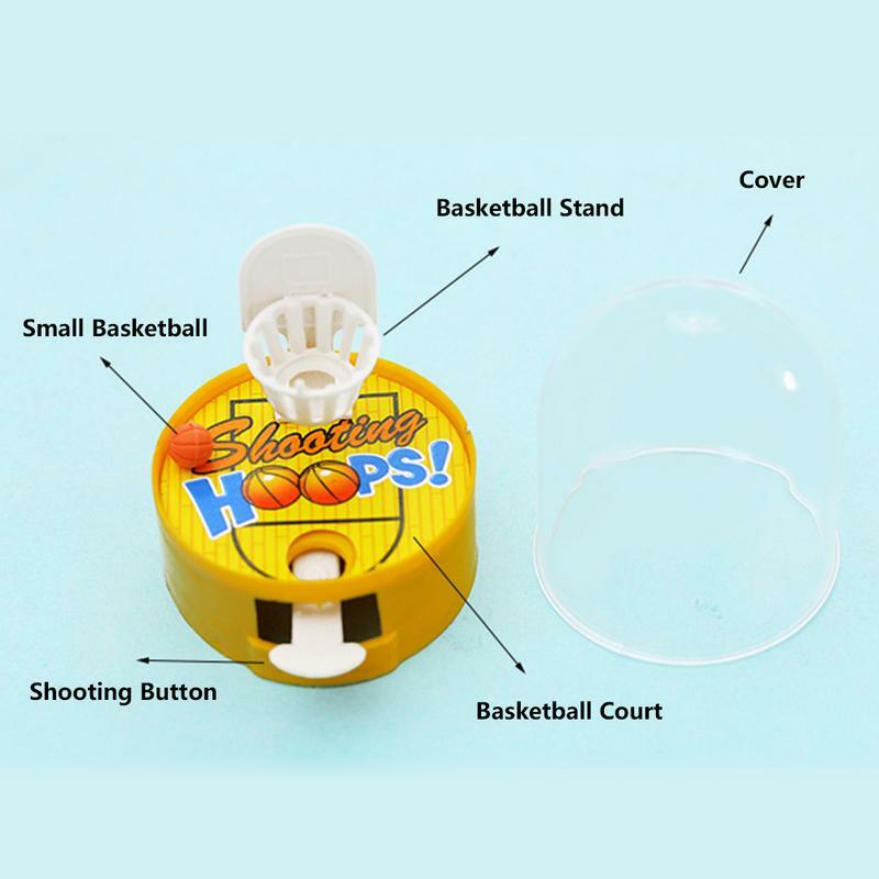 Mini gioco di tiro di pallacanestro palmare tenuto in mano Puzzle per bambini giocattoli Desktop giocattoli interattivi genitore-figlio