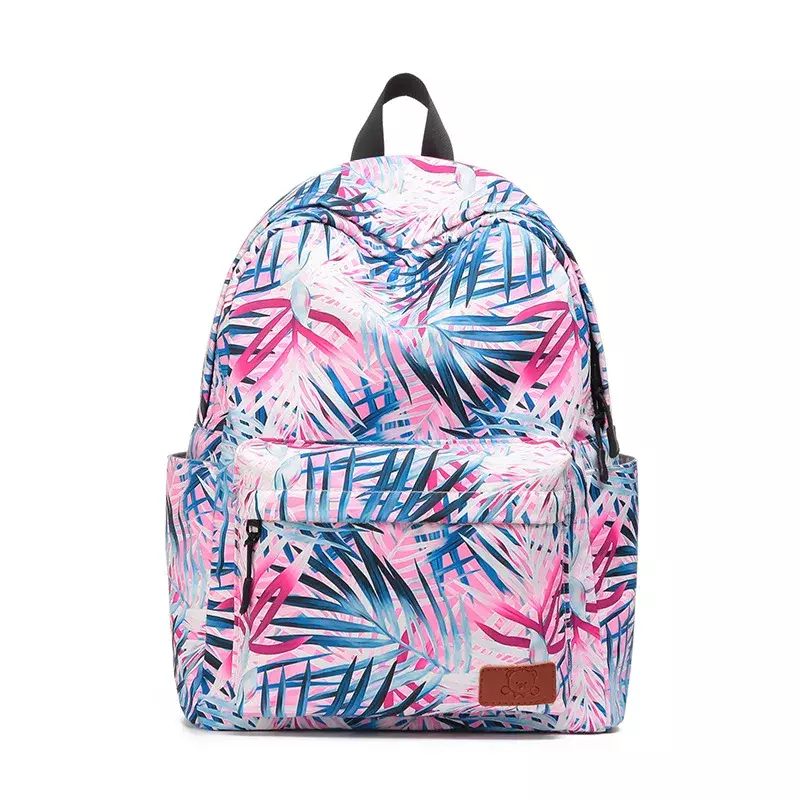 Grande capacidade impermeável tecido Oxford mochila, versátil bolsa de viagem para as mulheres, bolsa de estudante ao ar livre