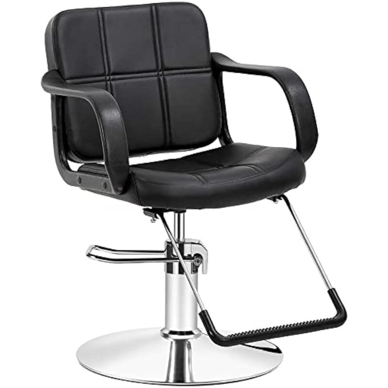 Kursi Salon pangkas hidrolik, kursi Salon penata rambut tato perlengkapan Salon furnitur komersial