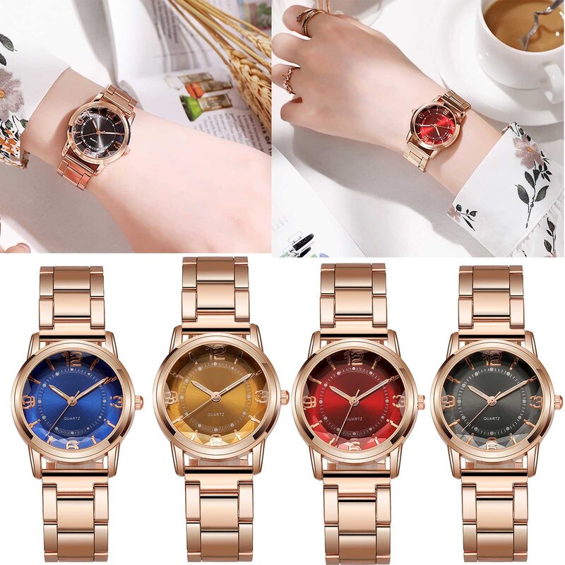Relojes de pulsera de cuarzo delicados para mujer, reloj de cuarzo preciso, Correa blanca