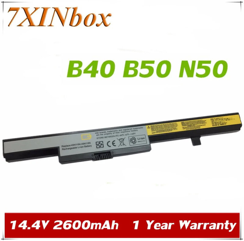 Xinbox 7-バッテリー45n1182 45n1183 45n1184 45n1185 45n1186 45n1187 for lenovo b40 b50 n40 n50 m4400 m4450 v4400 B40-30 N40-30