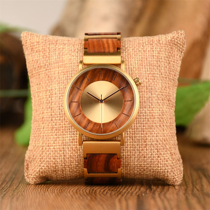 Женские деревянные наручные часы для пар, подарок на Рождество, Прямая поставка