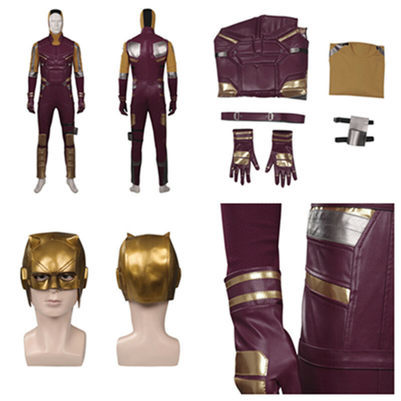 Disfraz de Cosplay de Dary Cos Devil Matt Murdock para adultos, mono de fantasía, guantes, trajes, traje de fiesta de Carnaval de Halloween