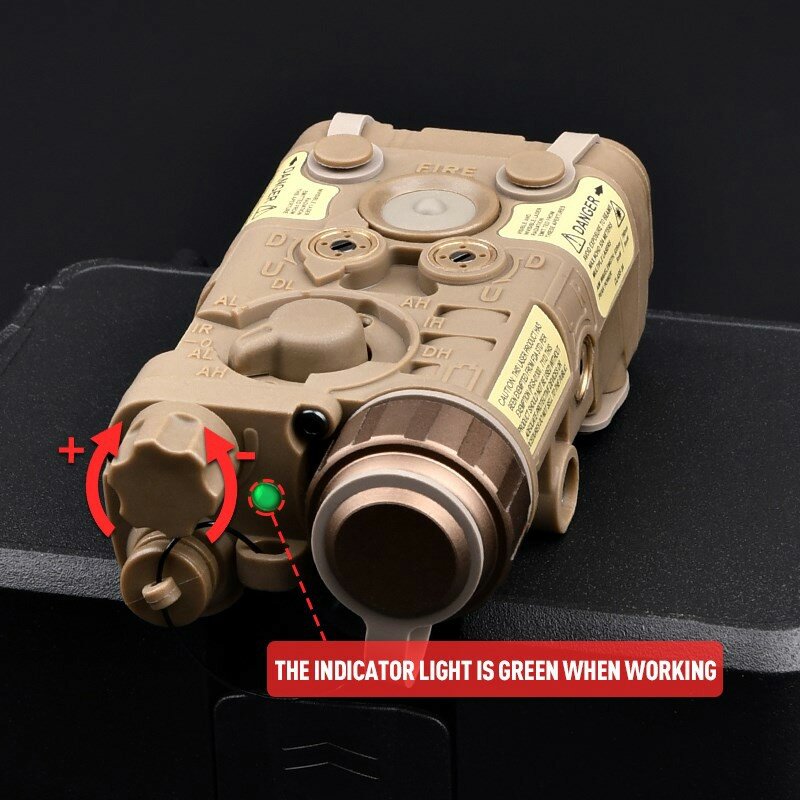 WASDN NGAL IR Illuminator Sight Red Green Dot IR Laser Strobe nessuna funzione di luce bianca per accessori softair da caccia su rotaia da 20mm