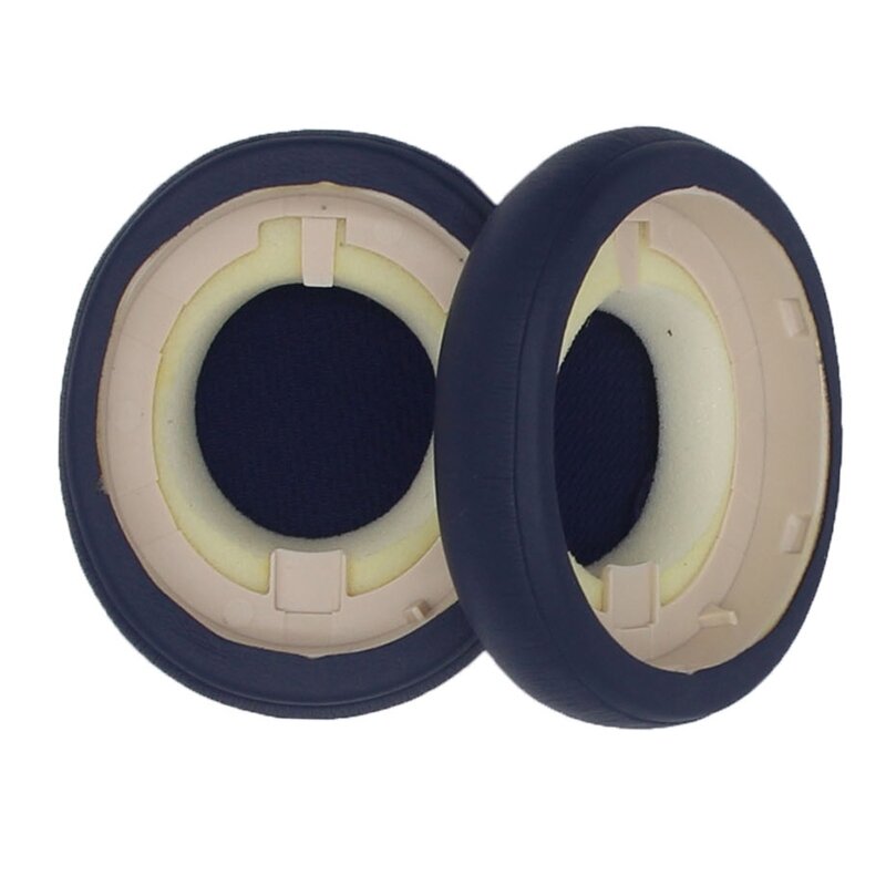 1 Pair Earpads Replace Protein Leather Earpads Ear Cushion Sponge Earmuffs for JABRA Elite 45h/Evolve 2 65