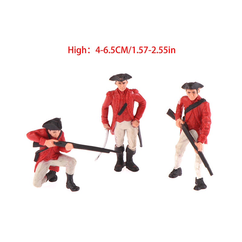 Model statku akcesoria symulowane modele żołnierzy zabawki sceny dekoracje średniowiecznych żołnierzy piechoty muszkieterskiej Instrument muzyczny