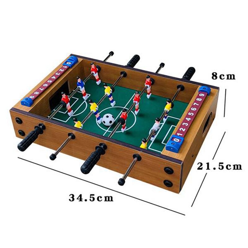 Children's Table Football Table Wooden Tabletop Indoor Table Football Set Camping Essential
