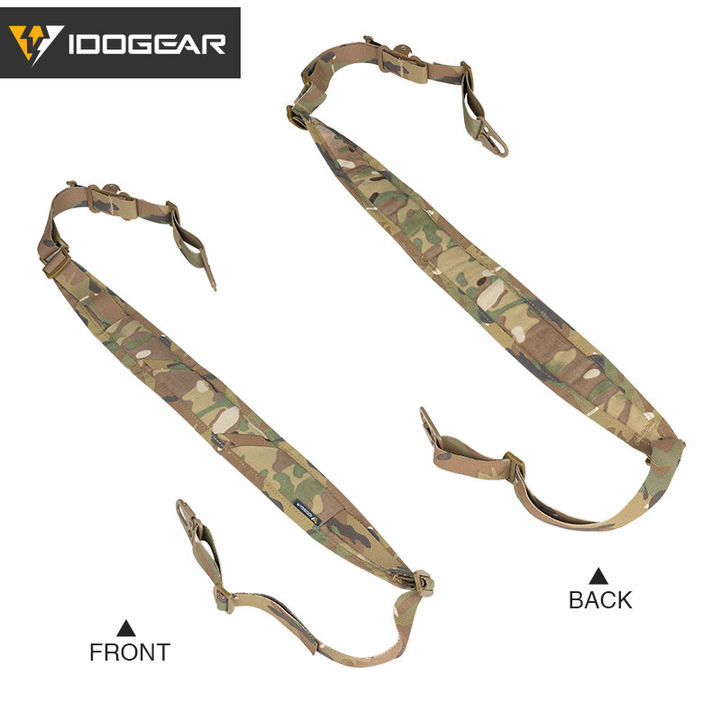 IDOGEAR-Tactical Sling 2 Ponto Combate Modular Strap, tração ajustável rápida, caça Acessórios, 3428